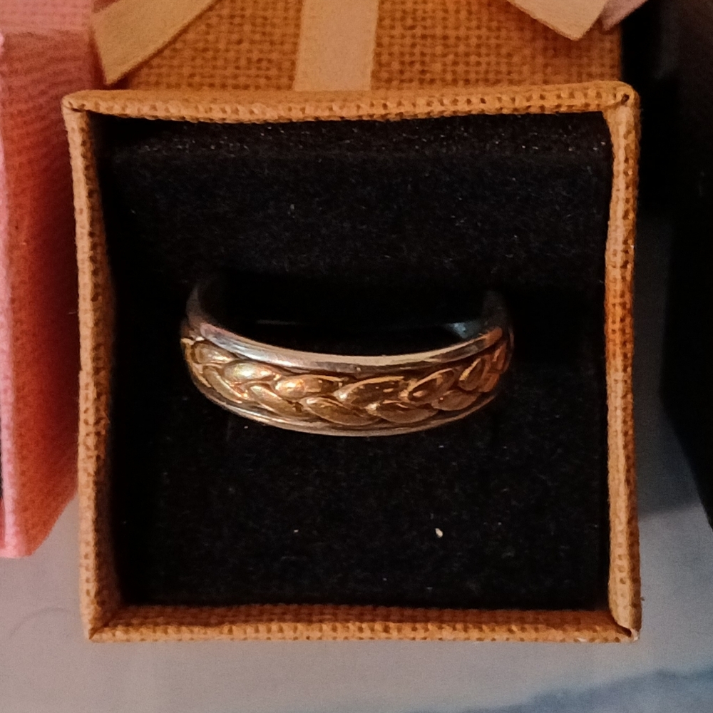 James Avery Gold and Silver Braided Ring